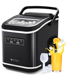 Foto 1 | Foto 1 | Ecozy Maquina Para Hacer Hielo Maquina De Hielo Portátil Con Autolimpieza 9 Cubitos De Hielo En 6 Minutos 26 Libras En 24 Hor