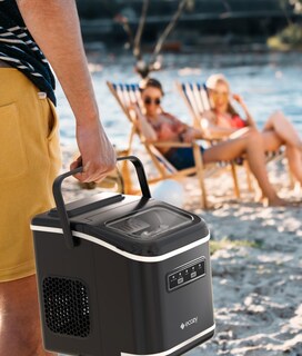 Foto 6 | Foto 6 | Ecozy Maquina Para Hacer Hielo Maquina De Hielo Portátil Con Autolimpieza 9 Cubitos De Hielo En 6 Minutos 26 Libras En 24 Hor