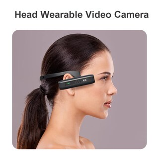 Foto 5 | Foto 5 | Camerina Camara Accion 4k Cámara Montada En La Cabeza 30fps Wifi Portátil Videocámara Lente Gran Angular De 120 ° Control Camar