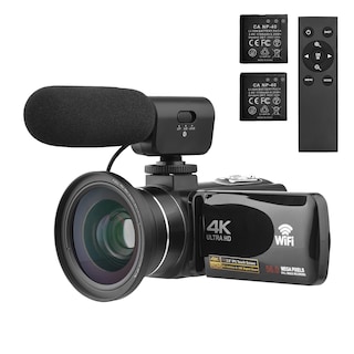 Foto 1 | Foto 1 | Videocamara Profesional Camara videocámara Grabadora Dv 56mp 18x Zoom Digital Pantalla Táctil Ips De 3.0 Pulgadas Admite Detecc