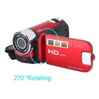 Foto 6 | Foto 6 | Videocámara Con Cámara Rotación Full Hd 16x De Alta Definición Vintage Fosa Video Dv Cámara Amcorder Handycam Videocámara Digit
