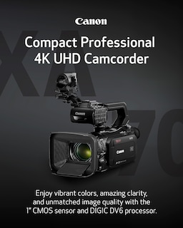 Foto 2 | Foto 2 | Canon Xa70 Pro Videocámara Sensor Cmos 4k Uhd De 1 Pulgada Doble Píxel Cmos Af Zoom Óptico De 15x Zoom Digital De 600x Estab