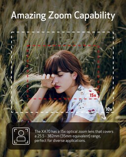 Foto 5 | Foto 5 | Canon Xa70 Pro Videocámara Sensor Cmos 4k Uhd De 1 Pulgada Doble Píxel Cmos Af Zoom Óptico De 15x Zoom Digital De 600x Estab