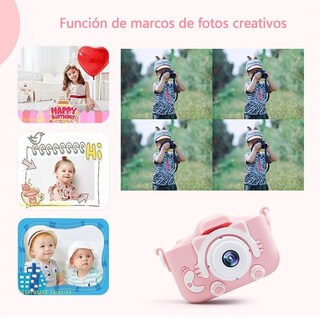 Foto 2 | Foto 2 | Camara Para Niños Digital 20mp 1080p Camara Fotografica Niños Hd Videocámara Cámara Selfie Recargable Con Pantalla De 1.9 Pulga