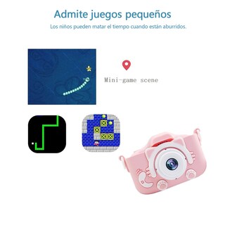 Foto 5 | Foto 5 | Camara Para Niños Digital 20mp 1080p Camara Fotografica Niños Hd Videocámara Cámara Selfie Recargable Con Pantalla De 1.9 Pulga