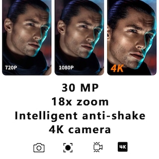 Foto 3 | Foto 3 | T Osuny Pantalla Táctil Ips Hd De 3.0 Pulgadas Videocámara 4k Videocámara Con Zoom Digital 18x Videocámara Vlog Inteligente A