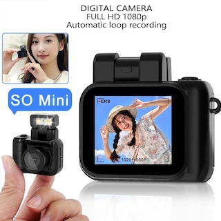 Foto 3 | Foto 3 | Llavero Con Cámara Mini Cámara 1080p De 2 Mp La Más Pequeña Del Mundo Y Tamaño De Pulgar Videocámara Con Micro Cámara De Víde