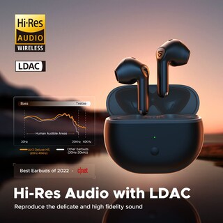 Foto 2 | Foto 2 | Soundpeats Audifonos Inalámbricos Bluetooth 5.3 Air3 Deluxe Hs Hi-res Audio Códec Ldac Enc Llamada Clara Driver De 14 2 Mm Modo
