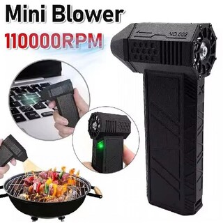 Foto 3 | Foto 3 | Mini Soplador De Chorro Plumero De Aire Eléctrico Portátil De 110000 Rpm Mini Soplador Inalámbrico Recargable Con Chorro Seco