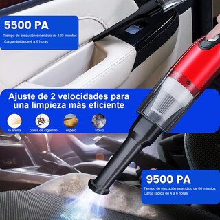 Foto 5 | Foto 5 | Rugnadoo Aspiradora De Mano Aspiradora Para Auto Inalambrica Usb Carga Rapida 12000pa Plumero De Aire Comprimido Eléctrico