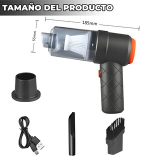 Foto 2 | Foto 2 | Fotoazul Aspiradora De Mano Para Auto 60w/6000pa Portátil Aspirador Para Carro De Carga Rápida Aspiradora Inalámbrica En Seco