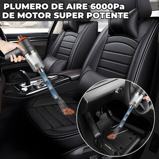 Foto 4 | Foto 4 | Fotoazul Aspiradora De Mano Para Auto 60w/6000pa Portátil Aspirador Para Carro De Carga Rápida Aspiradora Inalámbrica En Seco