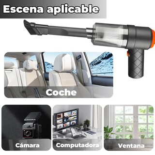 Foto 6 | Foto 6 | Fotoazul Aspiradora De Mano Para Auto 60w/6000pa Portátil Aspirador Para Carro De Carga Rápida Aspiradora Inalámbrica En Seco