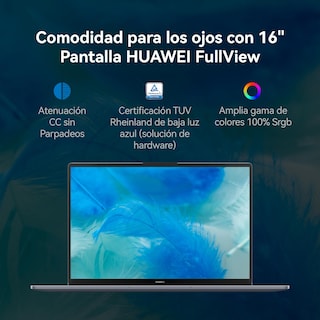 Foto 4 | Foto 4 | Huawei Laptop Thin & Light Matebook D 16 Intel 12th Core I5-12450h 16gb+1tb Win11 Type-c Fast Charging Fingerprint Plateado