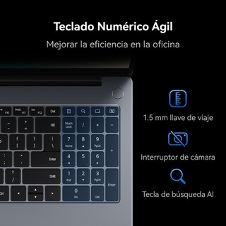 Foto 5 | Foto 5 | Huawei Laptop Thin & Light Matebook D 16 Intel 12th Core I5-12450h 16gb+1tb Win11 Type-c Fast Charging Fingerprint Plateado
