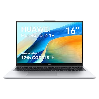 Foto 1 | Foto 1 | Huawei Laptop Thin & Light Matebook D 16 Intel 12th Core I5-12450h 16gb+512gb Win11 Type-c Fast Charging Fingerprint Plateado