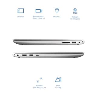 Foto 3 | Foto 3 | Dell Laptop 15 Dc15250 Intel Core I5-1334u 16 Gb Ram 512 Gb Ssd 15.6'' Fhd 120hz Con Windows 11 Home
