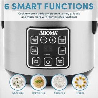 Foto 4 | Foto 4 | Aroma Housewares Arc-914sbd Digital Cool-touch Rice Cooker And Food Steamer With Stainless Steel Exterior Silver