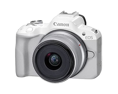 Foto 2 | Foto 2 | Canon Cámara Eos R50 Blanco Con Lente Rf-s 18-45mm F4.5-6.3 Is Stm