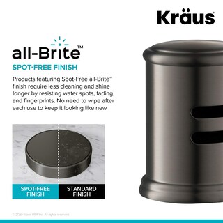 Foto 3 | Foto 3 | Kraus Kag-2sfsb - Espacio De Aire Para Lavaplatos Sin Manchas Color Negro