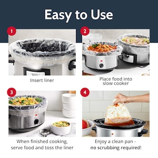 Foto 6 | Foto 6 | Pansaver Ez Clean - Bolsas De Cocina Multiusos Y Forros De Cocción Lenta 50 Unidades