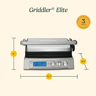 Foto 6 | Foto 6 | Cuisinart Gr-300ws Griddler Elite Parrilla De Acero Inoxidable