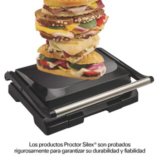 Foto 6 | Foto 6 | Proctor Silex Prensa Para Panini Y Parrilla Compacta Negra (25440)