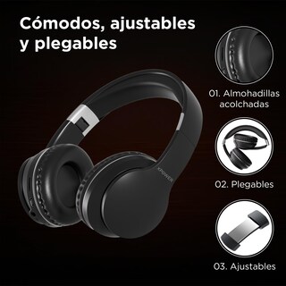 Foto 5 | Foto 5 | Xp Wer X50 Audífonos Diadema Bluetooth Súper Cómodos Hasta 12 Horas De Uso Sonido Cristalino Conexión A 2 Dispositivos Asis