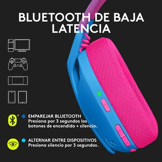 Foto 3 | Foto 3 | Logitech G435 Lightspeed Audífonos Inalámbricos Gaming Bluetooth - Ligeros On-ear Micrófonos Integrados Batería De 18 Horas