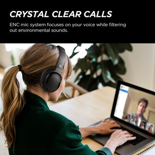 Foto 5 | Foto 5 | Tapaxis - Auriculares Híbridos Con Cancelación De Ruido Activa Inalámbricos Inalámbricos Con Graves Profundos Llamadas Clara