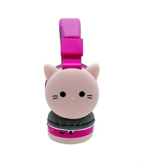 Foto 1 | Foto 1 | Vimi Audifonos Bluetooth Inalambricos Diadema Radio Fm (gato Rosa)