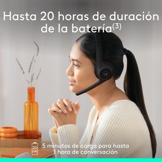 Foto 5 | Foto 5 | Logitech Zone 300 Auriculares Con Micrófono Bluetooth Inalámbricos Con Cancelación De Ruido Compatibles Con Windows Mac Chro