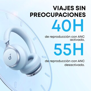 Foto 5 | Foto 5 | Soundcore By Anker Space One Audífonos Inalámbricos Diadema Bluetooth Con Cancelación Activa De Ruido Adaptativa Reducción De V