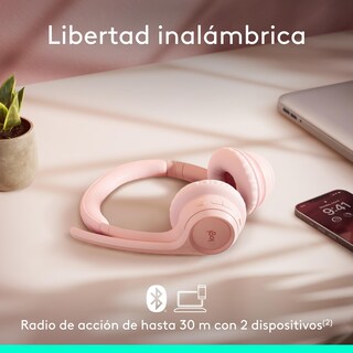 Foto 4 | Foto 4 | Logitech Zone 300 Auriculares Con Micrófono Bluetooth Inalámbricos Con Cancelación De Ruido Compatibles Con Windows Mac Chro