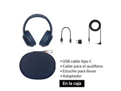 Foto 5 | Foto 5 | Sony Wh1000xm4/l Audífonos De Diadema Inalámbricos Con Noise Cancelling Azul Grande (versión Nacional)