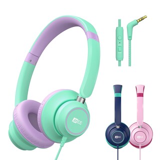 Foto 1 | Foto 1 | Mee Audio Kidjamz Kj45 Auriculares De Escucha Seguros Para Niños Con Limitador De Volumen Y Micrófono Con Cable Con Conector De