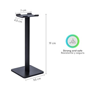 Foto 3 | Foto 3 | Lenfech Boldr Soporte Para Audífonos. Base Universal De Escritorio Para Auriculares. Organizador De Escritorio. Compatible Con H