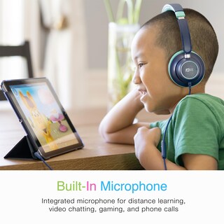 Foto 6 | Foto 6 | Mee Audio Kidjamz Kj45 Auriculares De Escucha Seguros Para Niños Con Limitador De Volumen Y Micrófono Con Cable Con Conector De