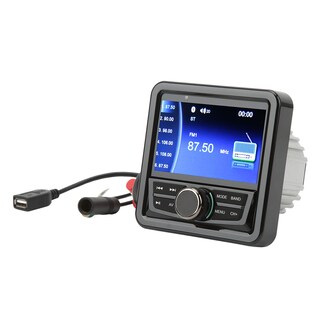 Foto 1 | Foto 1 | Estéreo De Radio Marino Receptor De Medios Bluetooth A Prueba De Agua Rca Sub Salida Antiinterferencia Para Yates Vehículos Cam