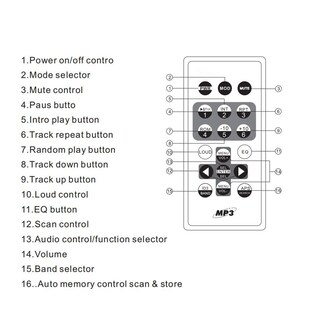 Foto 3 | Foto 3 | Estéreo De Radio Marino Receptor De Medios Bluetooth A Prueba De Agua Rca Sub Salida Antiinterferencia Para Yates Vehículos Cam