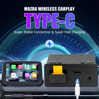 Foto 2 | Foto 2 | Mazda Tipo-c Kit De Reequipamiento Inalámbrico Carplay Tk78-66-9u0c Oem Media Hub A Mzd Connect Compatible Con Mazda 2/3/6/cx3
