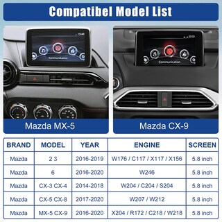 Foto 5 | Foto 5 | Mazda Carplay Y Android Kit De Reequipamiento Automático Tk78-66-9u0c Hub Oem Se Adapta Al Sistema Mzd Connect Adaptador Apple