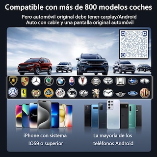 Foto 3 | Foto 3 | Carplay Inalambrico Para Auto adaptador Carplay Inalambrico carplay Inalámbrico/android Auto 2 En 1 convertir Carplay Con Cable