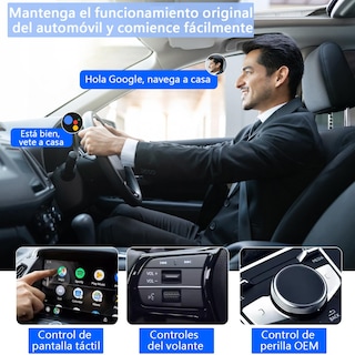 Foto 6 | Foto 6 | Carplay Inalambrico Para Auto adaptador Carplay Inalambrico carplay Inalámbrico/android Auto 2 En 1 convertir Carplay Con Cable
