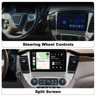 Foto 4 | Foto 4 | Solvitek - Radio De Coche De 10.1 Pulgadas Para Chevrolet Suburban Tahoe Yukon 2015-2019 Android 13 Estéreo Con Inalámbrico Car