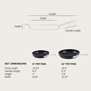 Foto 2 | Foto 2 | New All Clad Ns1 Nonstick Induction 8'' And 10'' Fry Pan Set
