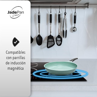 Foto 6 | Foto 6 | Jadepan Deluxe Set De Sartén Y Olla Antihaderente Recubrimiento De Cerámica Jade