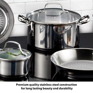Foto 2 | Foto 2 | T-fal E760sc Performa Batería De Cocina De 12 Piezas Acero Inoxidable Plateado Manija De Acero Inoxidable Plateado 0 1