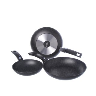 Foto 3 | Foto 3 | Moneta Juego De Sartenes De Aluminio Negro 20-24-28 Cm