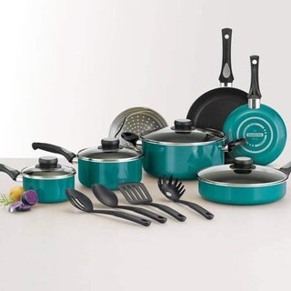 Foto 1 | Foto 1 | Tramontina Primaware - Batería De Cocina Antiadherente (18 Piezas) Verde Azulado
